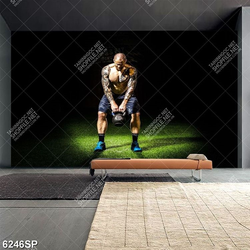 Tranh người đàn ông cơ bắp