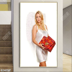 Tranh cô gái tóc vàng SP6240