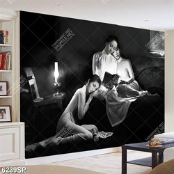 Tranh psd ba cô gái mặc áo dài