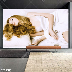 Tranh người đẹp tóc vàng SP6231