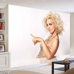 Tranh người đẹp tóc vàng SP6225