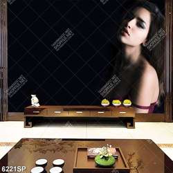 Tranh cô gái xinh đẹp SP6221