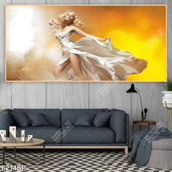 Tranh người đẹp tóc vàng SP6214