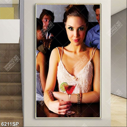 Tranh cô gái xinh đẹp SP6211