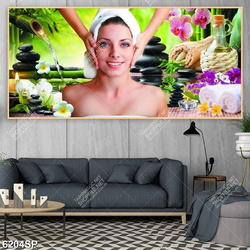 Tranh cô gái đẹp SP6204 in file gốc