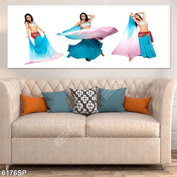 Tranh diễn viên múa xinh đẹp