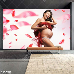 Tranh mẹ bầu nghệ thuật SP6155