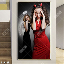 Tranh hai người đẹp SP6154