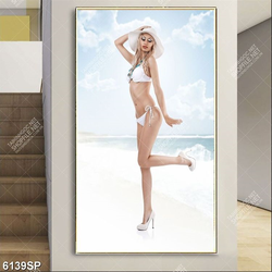 Tranh người mẫu bikini SP6139