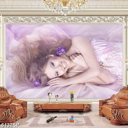 Tranh người đẹp dịu dạng