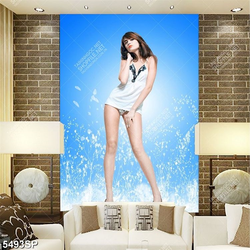 Tranh cô gái chân dài