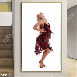 Tranh cô nàng nhảy dancesport