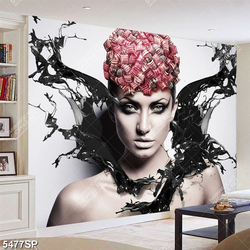 Tranh cô gái nghệ thuật treo spa mã số SP5477