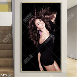 Tranh cô nàng xinh đẹp treo spa mã số SP5474