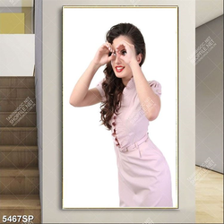 Tranh SP5467 cô gái trẻ xinh đẹp