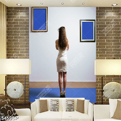 Tranh cô gái đứng ngắm tranh