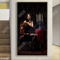 Tranh người đẹp gợi cảm treo spa mã số SP5448