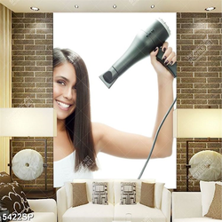 Tranh cô gái sấy tóc