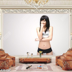 Tranh cô gái trẻ xinh đẹp SP5384