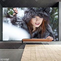 Tranh người đẹp mùa đông