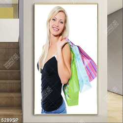 Tranh cô gái tóc vàng xinh đẹp mã số SP5289