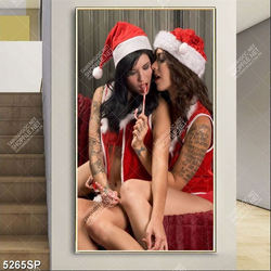 Tranh khổ dọc treo tường spa