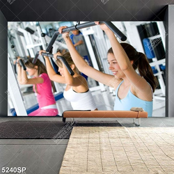 Tranh cô gái đẹp trang trí spa