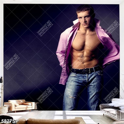 Tranh anh chàng cơ bắp