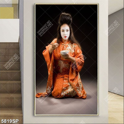 Tranh cô gái Nhật Bản