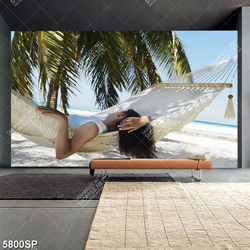 Tranh cô gái nằm võng SP5800