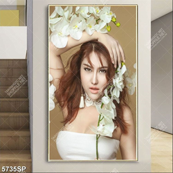 Tranh người đẹp Phi Thanh Vân