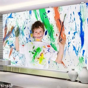 Tranh cậu bé tinh nghịch