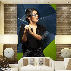 Tranh cô gái che ô SP5687