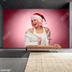 Tranh cô gái tươi cười SP5684