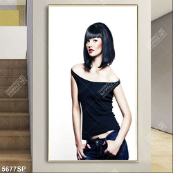 Tranh cô gái trẻ đẹp SP5677