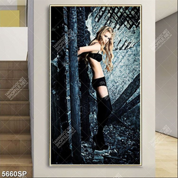 Tranh SP5660 người mẫu nội y