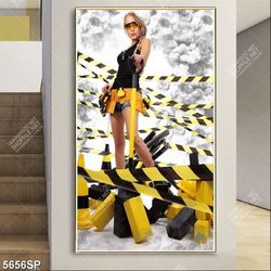 Tranh cô gái xinh đẹp SP5656