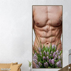 Tranh thân hình cơ bắp nam tính