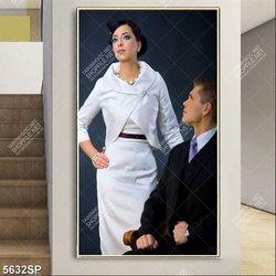 Tranh chàng trai và cô gái