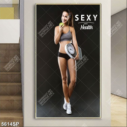 Tranh sexy and healthy file psd