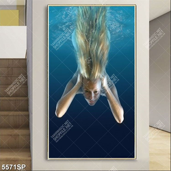 Tranh nghệ thuật người đẹp đại dương SP5571
