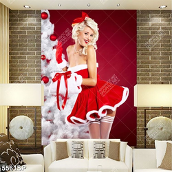 Tranh SP5561 người đẹp noel