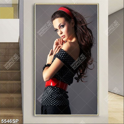 Tranh cô gái trẻ xinh đẹp SP5546