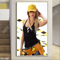 Tranh cô nàng cá tính treo spa mã số SP5534