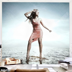 Tranh mã số SP 5513 cô gái xinh đẹp