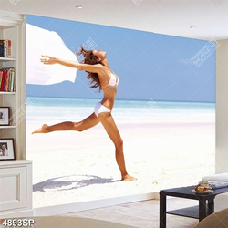 Tranh người đẹp bên bãi biển