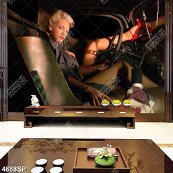 Tranh người mẫu gợi cảm in canvas