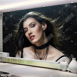 Tranh cô gái đẹp in chất lượng cao