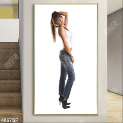 Tranh cô gái trẻ