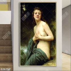 Tranh người mẫu đẹp chất lượng cao trang tri spa